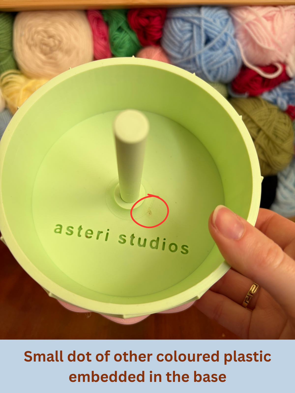 Green & Pink Cake Yarn Spinner