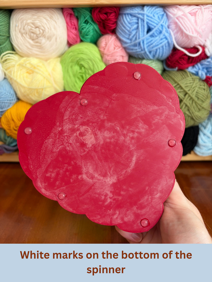 Pink & Red Heart Cake Yarn Spinner