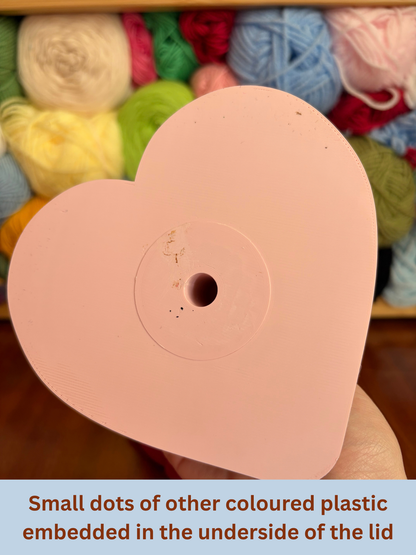 Pink & Red Heart Cake Yarn Spinner