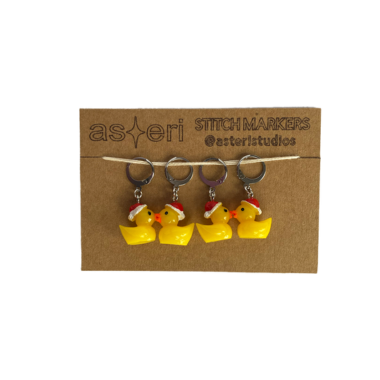 Stitch Markers - Christmas Ducks