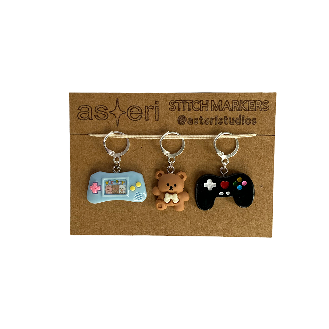 Stitch Markers - Cosy Gaming