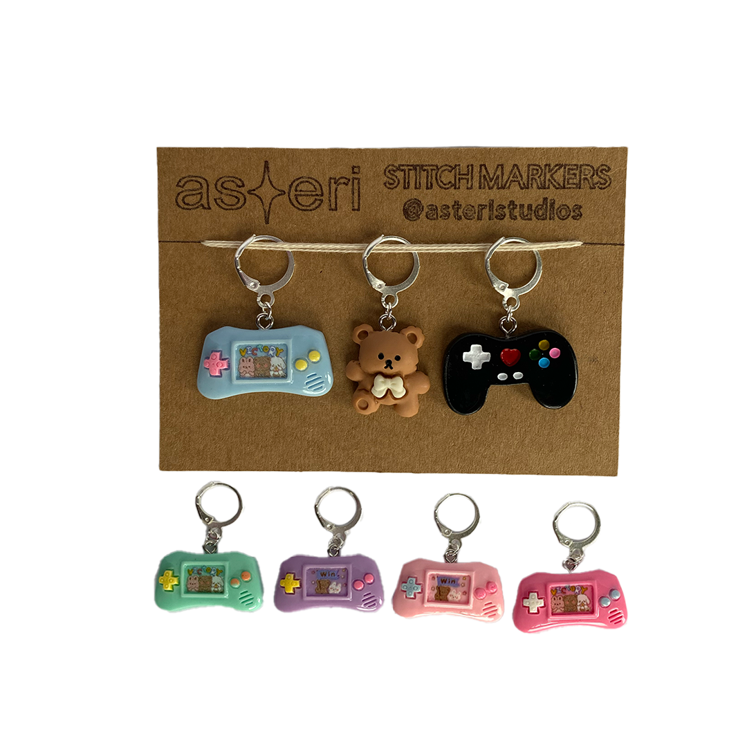 Stitch Markers - Cosy Gaming