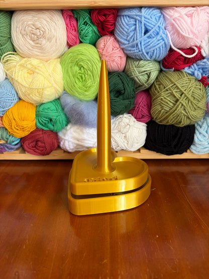 Gold Heart Yarn Spinner