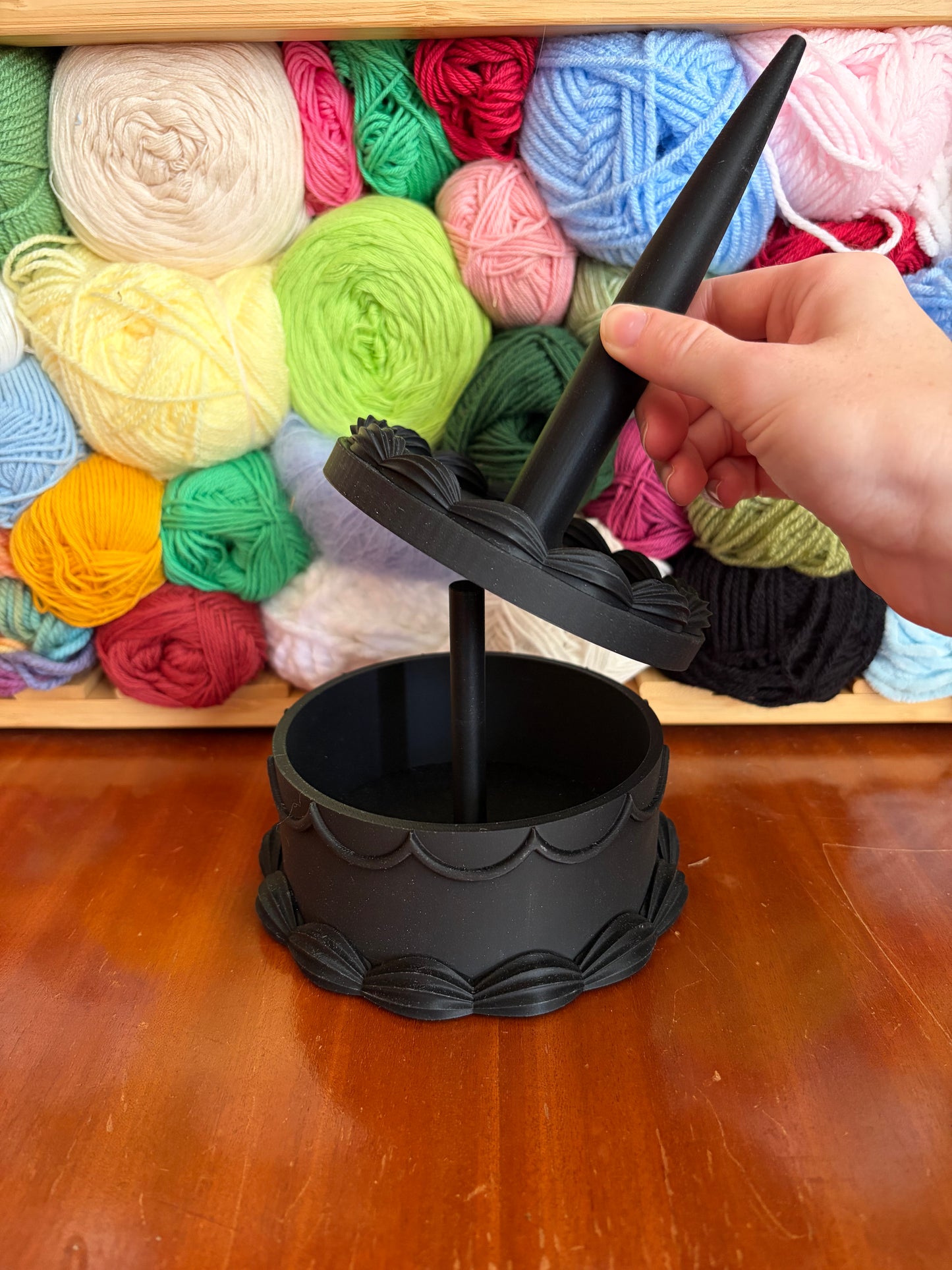 All Black Cake Yarn Spinner